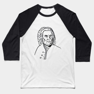 Johann Sebastian Bach - sketch Baseball T-Shirt